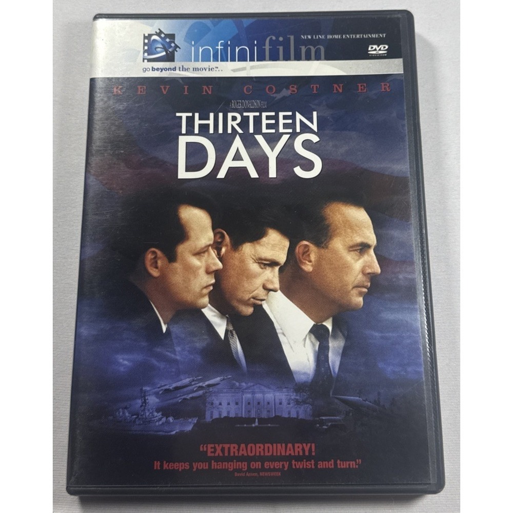 Thirteen Days (DVD, 2000) Kevin Costner, Bruce Greenwood, Steven Culp